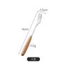 Creativo Japonés Cuchillo de Acero Inoxidable, Tenedor, Cuchara Mango de Haya Vajilla de Acero Inoxidable Mango de Madera Cuchara Tenedor de Acero Inoxidable para el Hogar