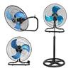 Ventilador de Piso de 18 Pulgadas Ventilador 3 en 1 Montado en la Pared con Cabezal Oscilante Ventilador Industrial 110V Ventilador Eléctrico Control Remoto Volumen de Aire Grado Industrial