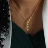 Collar de Acero de Titanio Minimalista de Nicho, Joyería de Borla con Forma de Estrella para Estudiante Lindo Estilo Coreano, Colgante de Temperamento que Combina con Todo