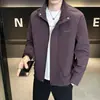 Woodpecker 2026 Nueva Chaqueta para Hombre Simple Versátil Superior Moda Cardigan para Hombre Abrigo de Primavera y Otoño Moderno Elegante