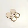 Accesorios Pequeños para Modificación de Bolsos: Bucles Laterales de Cuero, Anillos Colgantes de Cuero con Forma de Hoja, Herrajes para Bolsos