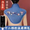 Bolsa de Compressa Quente com Sal Marinho Aquecida Eletricamente com Artemísia e Sal Grosso, Bolsa de Compressa Quente Terapêutica da Medicina Tradicional Chinesa para Ombro, Pescoço, Cintura, Moxabustão e Uso Geral do Corpo