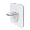 Suporte de suporte triangular sem perfuração Suporte de parede de 90 graus Fixador de divisórias de guarda-roupa Suporte laminar