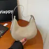 Bolsa de Nicho Feminina Estilo Francês 2025 Outono Nova Tendência Versátil Alta Qualidade Moda Bolsa de Ombro Bolsa de Axila