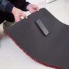 Alfombra de entrada antideslizante para puerta, impermeable, de plástico PVC, para el hogar, cocina, dormitorio, con aro de seda