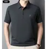 Fabricante de Origem Camisa Polo de Manga Curta Masculina Verão Roupa de Trabalho Estilo Pai Nova Respirável Gola Camiseta Casual de Negócios