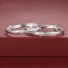Plata Pura 9999 Pulsera de Plata para Niños Pulsera de Plata Esterlina en Pareja Pulsera Sólida de Plata para Niños Bebé Joyería de Plata Regalo de un Mes