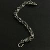 Pulsera para Hombre de Hip-Hop Moderna Retro Personalidad Agresiva Moda Versátil Accesorios Simple Primavera y Verano Pulsera de Quilla Regalo