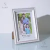 Marco de Fotos Minimalista Infantil Blanco Vacío de 5 pulgadas Pantalla Estilo Ins Marco de Fotos Pequeño de 5 Pulgadas Adorno Fotográfico Creativo de Madera Maciza