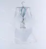 Novo Ins Coreano Cadarço Cor Contrastante Peça Quatro Dividida Roupa de Banho Feminina Resort Fonte Termal Roupa de Banho Puro Desejo Biquíni