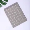Restos de procesamiento de tela retazos tela de algodón lino a cuadros tela de lino cortina de lino tela para sofá mantel tela de fondo ins otros