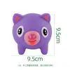 Porco fofo de desenho animado popular som de língua para apertar descompressão criativa apertar música truque ventilação rebote brinquedo pequeno