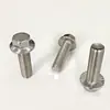 Parafusos Sextavados com Flange e Dentes, Parafusos com Flange e Dentes 304, Parafusos Gb5787 Aço Inoxidável M5~M12
