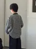 Camiseta de Manga Larga para Niños, Nuevo Modelo Primavera y Otoño 2026, Camiseta Interior para Niños, Sudadera de Otoño para Niños, Corte Holgado