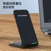 Cargador inalámbrico inteligente para teléfono móvil, bobina dual de 15 W, vertical, portátil, plegable, tres en uno, soporte de escritorio de carga rápida