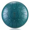 Hua Shu tambor etéreo de 8 pulgadas y 11 tonos instrumento de percusión tambor de lengua de acero para adultos introducción instrumento simple tambor etéreo portátil
