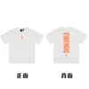 [Transfronterizo 220g] Marca Trendy Americana Vlone Jerry Big V Camiseta Casual Calle Alta Calle Street Pareja Manga Corta Vtg