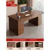 Mesa de computador de mesa, escrivaninha para quarto, escrivaninha para home office, design simples e moderno, escrivaninha fácil de montar com gavetas