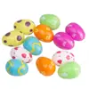 Ovo de Páscoa Transfronteiriço Ovo Aberto 2,25 Polegadas 3 Polegadas 26cm Ovo com Padrão Colorido Impresso Páscoa Gashapon