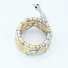 Europa y Estados Unidos collar con forma de serpiente sinuosa transfronteriza personalidad punk forma casual collar para mujer usar pulseras tocado alto sentido