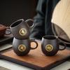 Caneca Master de Argila Roxa com Alça, Gravada com Centenas de Sobrenomes e Signos do Zodíaco, Caneca de Chá Exclusiva, Caneca Individual, Caneca Pessoal, Personalizável com Logo