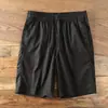 Multicolor! 2026 Estilo Japonês Verão Masculino Básico Cor Sólida Versátil Secagem Rápida Cintura Elástica Bermuda Casual de Praia Calça Tendência
