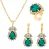 Joias Novas da Amazon Transfronteiriças, Design de Nicho com Corrente de Pescoço Brilhante Cravejada de Diamantes e Brincos, Conjunto de Colar Estilo Luxo Leve
