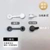 Accesorios de ropa en stock: cierres desechables antirrobo, etiquetas de plástico universales, cierres a prueba de manipulaciones, broches de presión en blanco y negro
