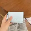 Cartera de Queso Estilo Japonés Linda Bolsa para Tarjetas Billetera Corta para Mujeres 30% Plegable Pequeña Fresca Bordado con Texto Bolsa para Tarjetas