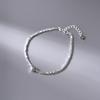 Pulsera de Plata de Ley 925 Amor Roto Plata Pulsera para Mujer Corte Irregular Moda Más Fácil para Combinar Pulsera 2023 Nuevo B6472