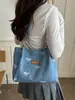 Bolso de Lona Nuevo 2026 para Mujer, Bolso con Lazo, Bolso Tote, Bolso de Hombro de Moda de Gran Capacidad para Viajes Diarios, Bolso de Mano