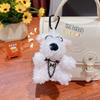 Cartoon Bonito Plush West High Dog Chaveiro Bolsa Boneca Pingente Bolsa Chaveiro Pendurado Pequeno Presente