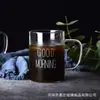 Caneca Simples de Bom Dia, Caneca de Café da Manhã de Vidro de Alto Borossilicato, Copo de Água, Caneca Doméstica de Leite