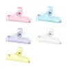 Clipes de mola de gelatina coloridos semitransparentes Clips de armazenamento e organização para cadernos de escritório e estudo Clips portáteis de mesa