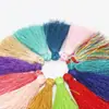 Joyas DIY hechas a mano borla material de barba de poliéster aretes accesorios para ropa 3-4cm pasador accesorios para el cabello borla de color