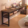 Mesa Larga Estrecha Escritorio de Balcón Dormitorio Simple Mesa de Computadora de Pared Mesa Pequeña de Exhibición en Tienda Mesa de Manicure