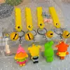 Chaveiro de Desenho Pequeno Pingente Bebê Chorando Série Amarela Pingente de Chave Casal Mochila Escolar Pequeno Pingente Atacado