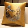 Nova Almofada Decorativa Estilo Chinês para Sofá, Capa de Almofada para Sala de Estar, Almofada de Encosto, Almofada de Suporte Lombar para Escritório, Almofada com Enchimento, Almofada de Encosto para Cabeceira