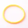 Pulsera de silicona de una sola capa con pintura de pan de oro Amazon 2023 para mujer