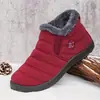 Zapatos de algodón invierno transfronterizos TEMU botas de nieve talla grande poliuretano más terciopelo engrosados botines protección contra el frío al aire libre cálidos zapatos de algodón