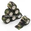 Fabricante Camuflagem Selva Bandagem Elástica Esportes Reais CS ao Ar Livre Bandagem Autoadesiva Bandagem Camuflada