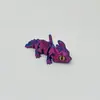 Pequeño Dragón Volador Impreso en 3D con Articulaciones Móviles, Ojos Simulados, Lindo Colgante de Dragón Volador, Regalo de Navidad, Halloween