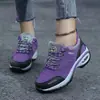 Zapatos de Senderismo para Exteriores de Otoño e Invierno para Mujer, Zapatos Mecedoros de Suela Gruesa que Aumentan la Altura, Zapatos de Madre Antideslizantes de Suela Suave, Zapatos Casuales de Viaje para Mujer