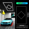 Luz Led Hexagonal para Garaje, Voltaje Amplio 110-240V, Se Puede Empalmar, Zona Industrial con Certificación CE, Luz de Panal para Lavadero de Autos