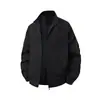 Nueva chaqueta ligera transfronteriza para hombre, talla europea, color liso, directa del fabricante, talla grande, abrigo casual para exteriores de primavera y otoño