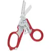 Tesoura de Emergência Lezerman Mesmo Estilo Multifuncional 6 em 1 Tática Aço Inoxidável 420Hc Tesoura Raptor Lock a