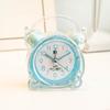 El fabricante vende reloj despertador de cristal silencioso para estudiantes creativo DIY simple de dibujos animados para niños reloj despertador digital pequeño reloj despertador