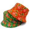Nuevo Sombrero de Pescador de Flor Grande del Noreste Sombrero de Sol Personalizado para Pareja Sombrero de Cubo de Uso Doble Red Celebrum Protector Solar Sombrero de Uso por Ambos Lados