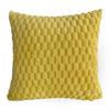 Almohada de Felpa Transfronteriza Funda de Almohada de Color Sólido Copo de Nieve Oficina Sofá Cintura Decoración del Hogar Cojín de Mesita de Noche