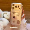 Nuevas Lindas Pegatinas de Gel Estilo Ins de Elefante Chef Decoración Adhesiva para Tarjeta Trasera de Celular DIY Genial